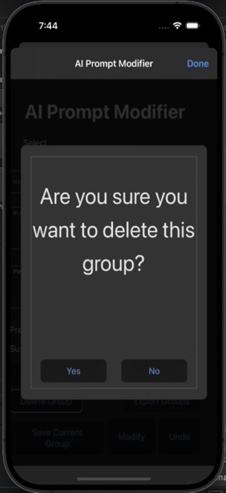 AI Prompt Modifier Screenshot 9 of 9