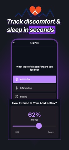 TrackSense: Calorie & Symptoms Screenshot 4 of 8