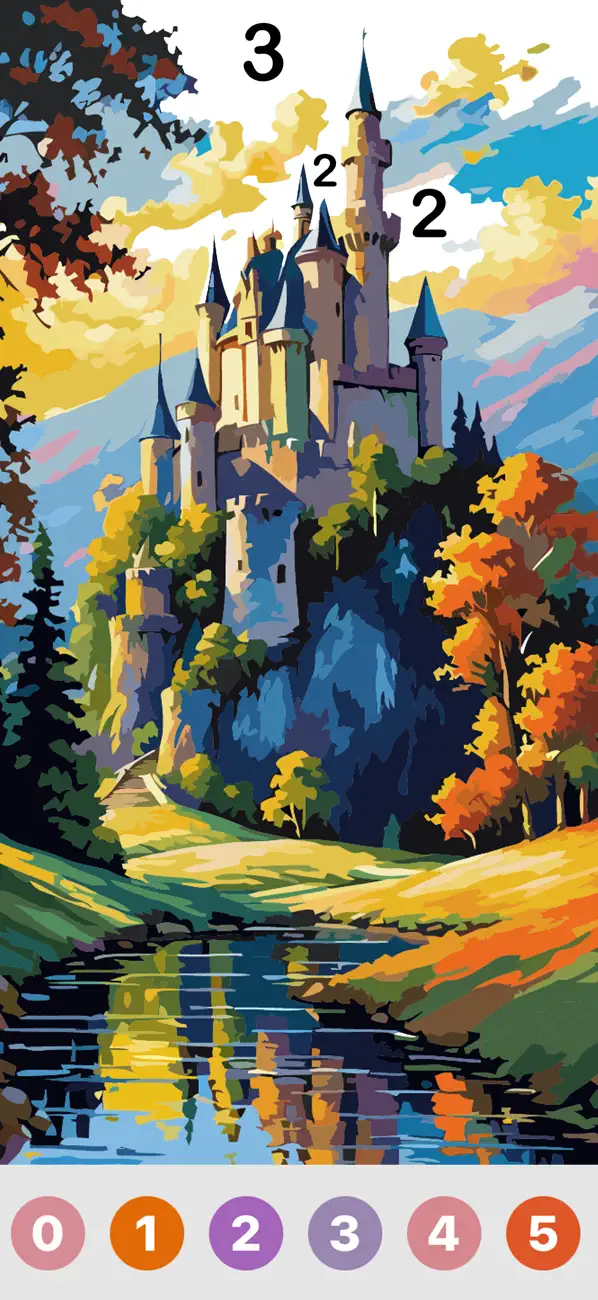 #3. Oil Painting : Color By Number (iOS) By: 丽丹 王