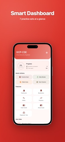 Cloud Security Pro Prep iPhone screenshot
