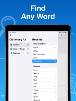 Dictionary Air - English Vocab iPad image 1