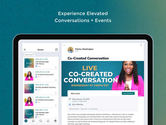 Redefining Wealth iPad screenshot 4 - Lifestyle app