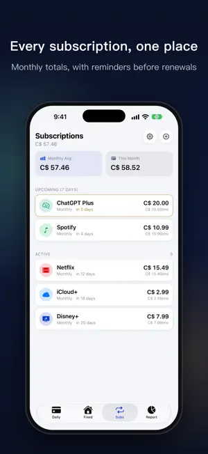 TrackFlow: Money Log screenshot 3