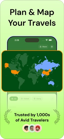 Travel Tracker - Travely screenshot