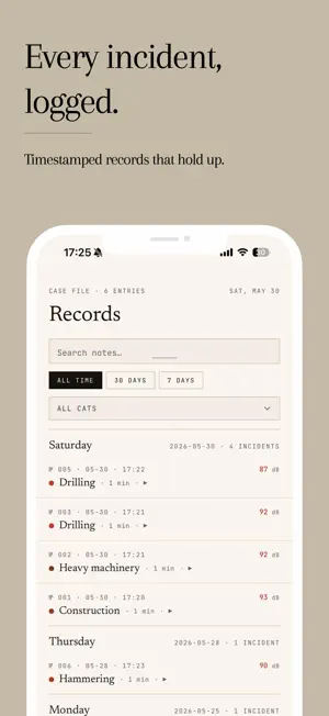 NoiseLog: Log & Report Noise screenshot 4