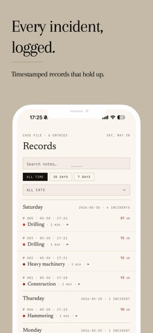 NoiseLog: Log & Report Noise Screenshot 4 of 4