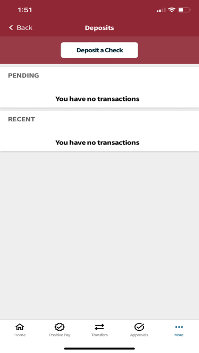 Commercial Bank Business - MI Screenshot