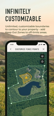SpotOn GPS Fence iPhone screenshot