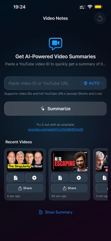 VideoNotesAI Screenshot 1 of 4