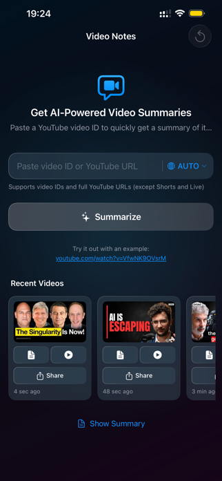 VideoNotesAI Screenshot 1 of 4