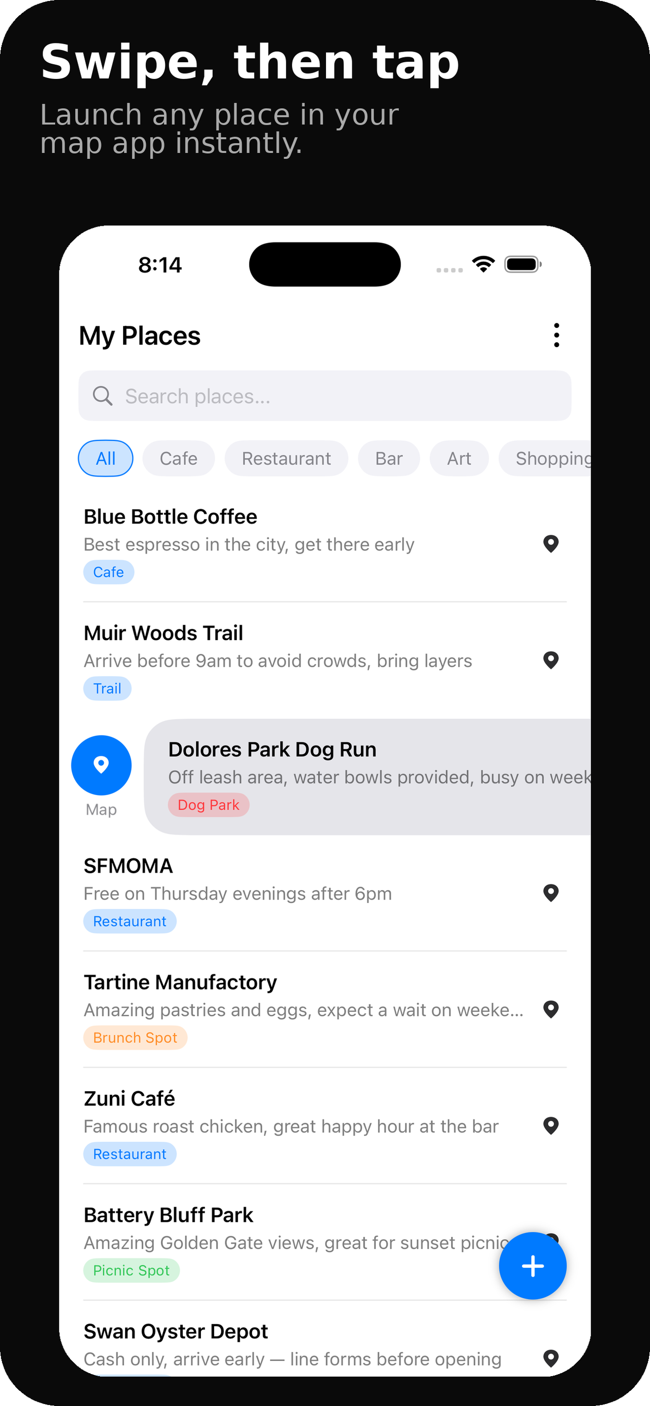 MyPlaces - Save & Organize