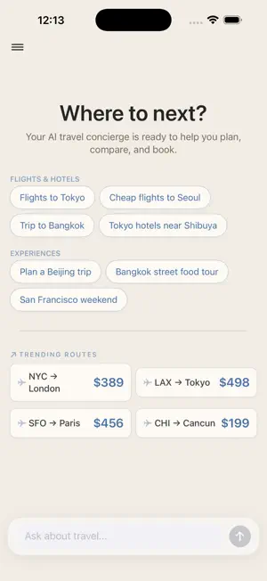 TravelDealz AI screenshot 1