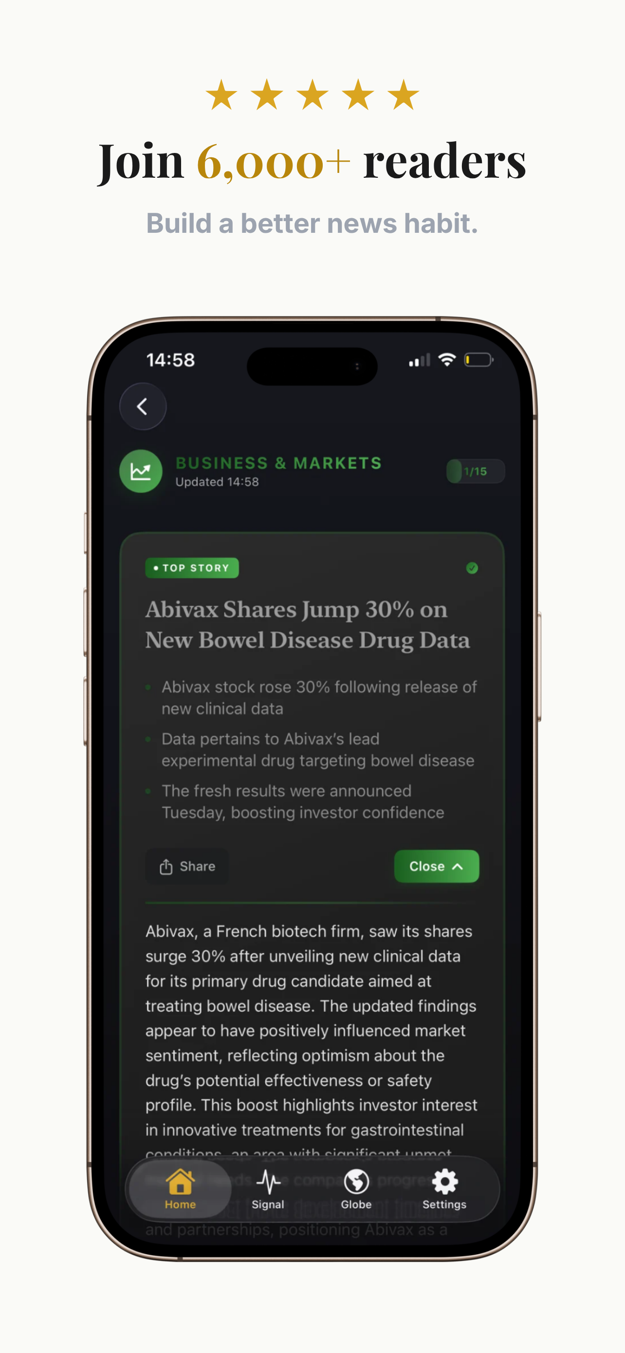 Root News: Smart Daily Brief screenshot 5