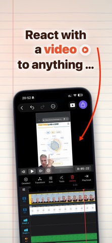 ReactionVid iPhone screenshot