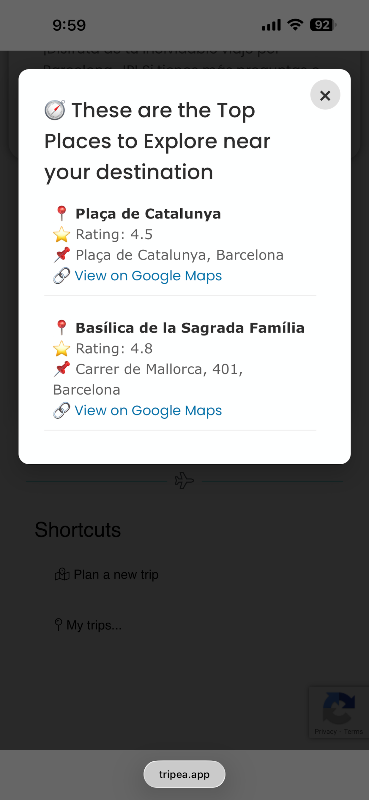Tripea screenshot 9