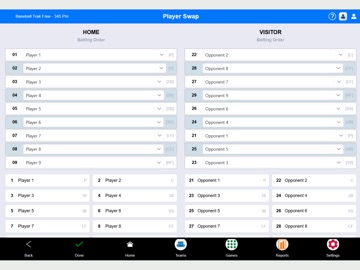 Baseball Trak TAC iPad screenshot