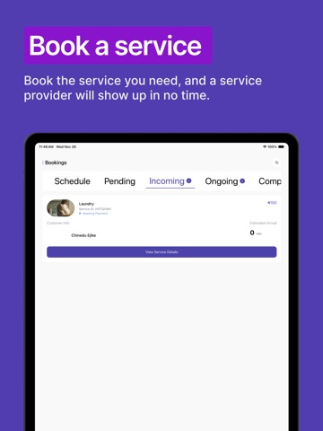 Bellfast Services iPad screenshot