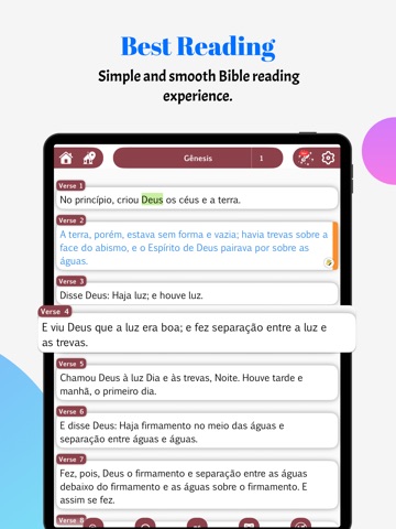 The Portuguese Bible iPad screenshot
