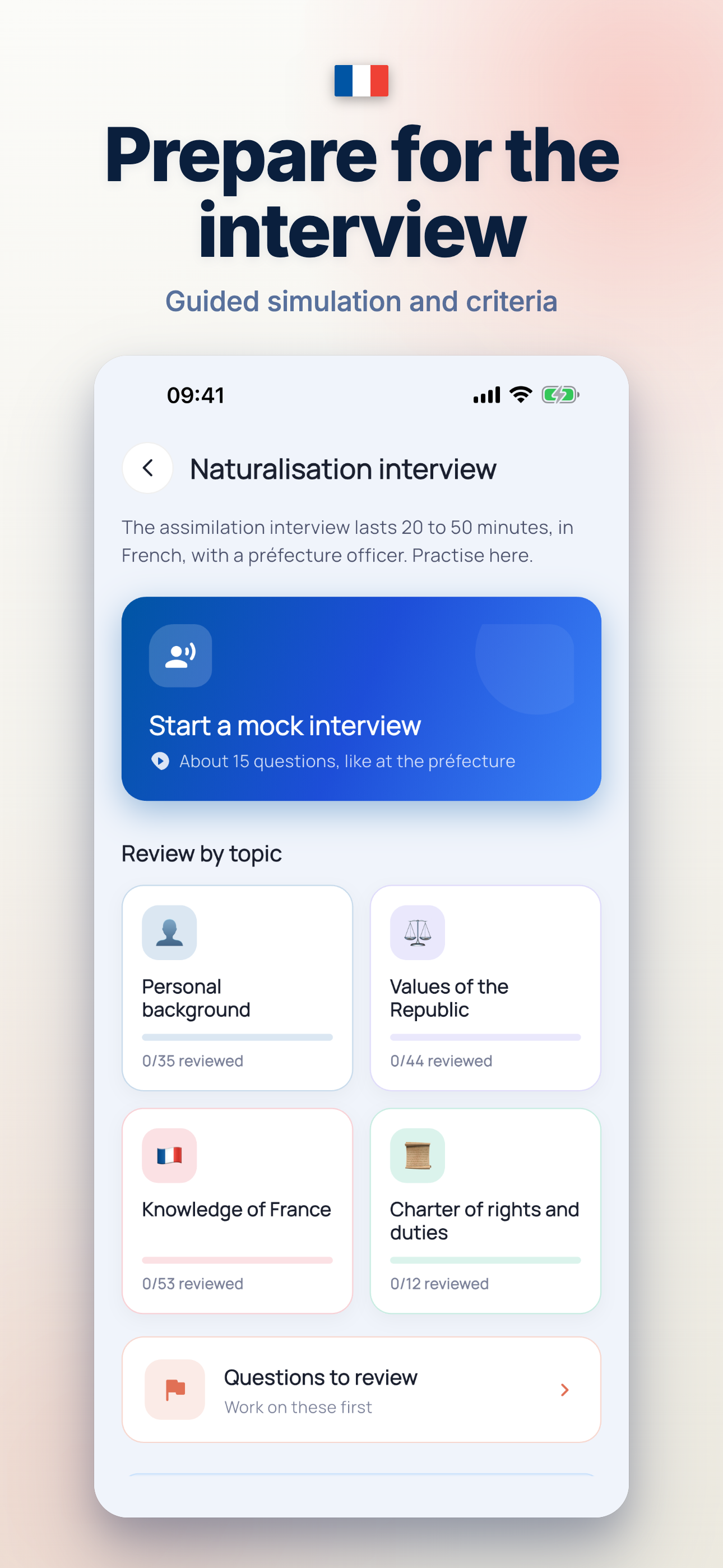 Prépa Civique: French Civics screenshot 5