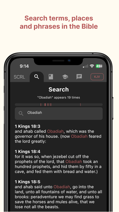 SCRL: Bible in Scroll iPhone screenshot 2 - Reference app