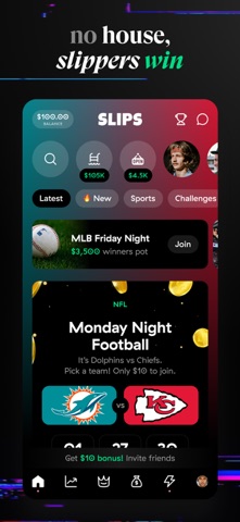 Slips - P2P Bet Screenshot 1 of 9