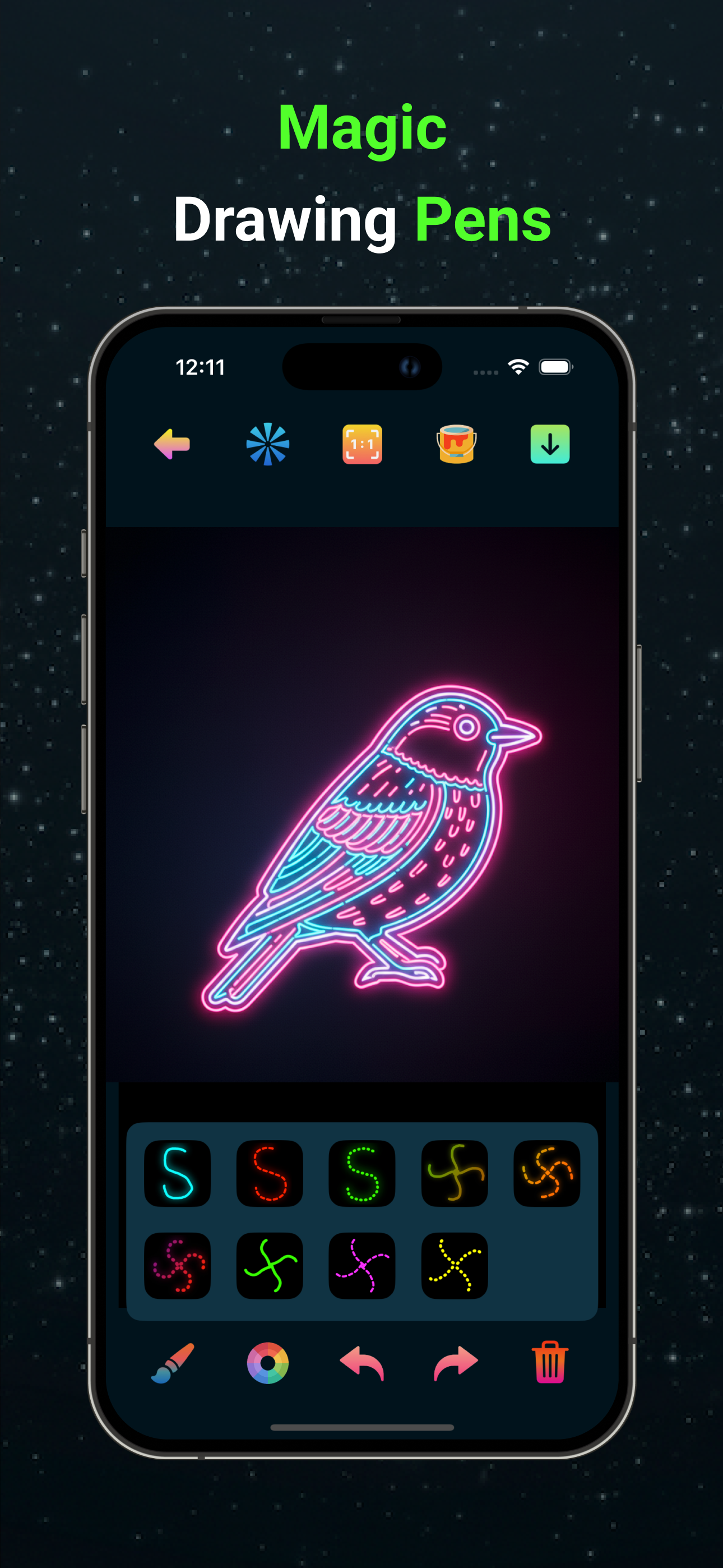 Doodle Magic: Glow Drawing