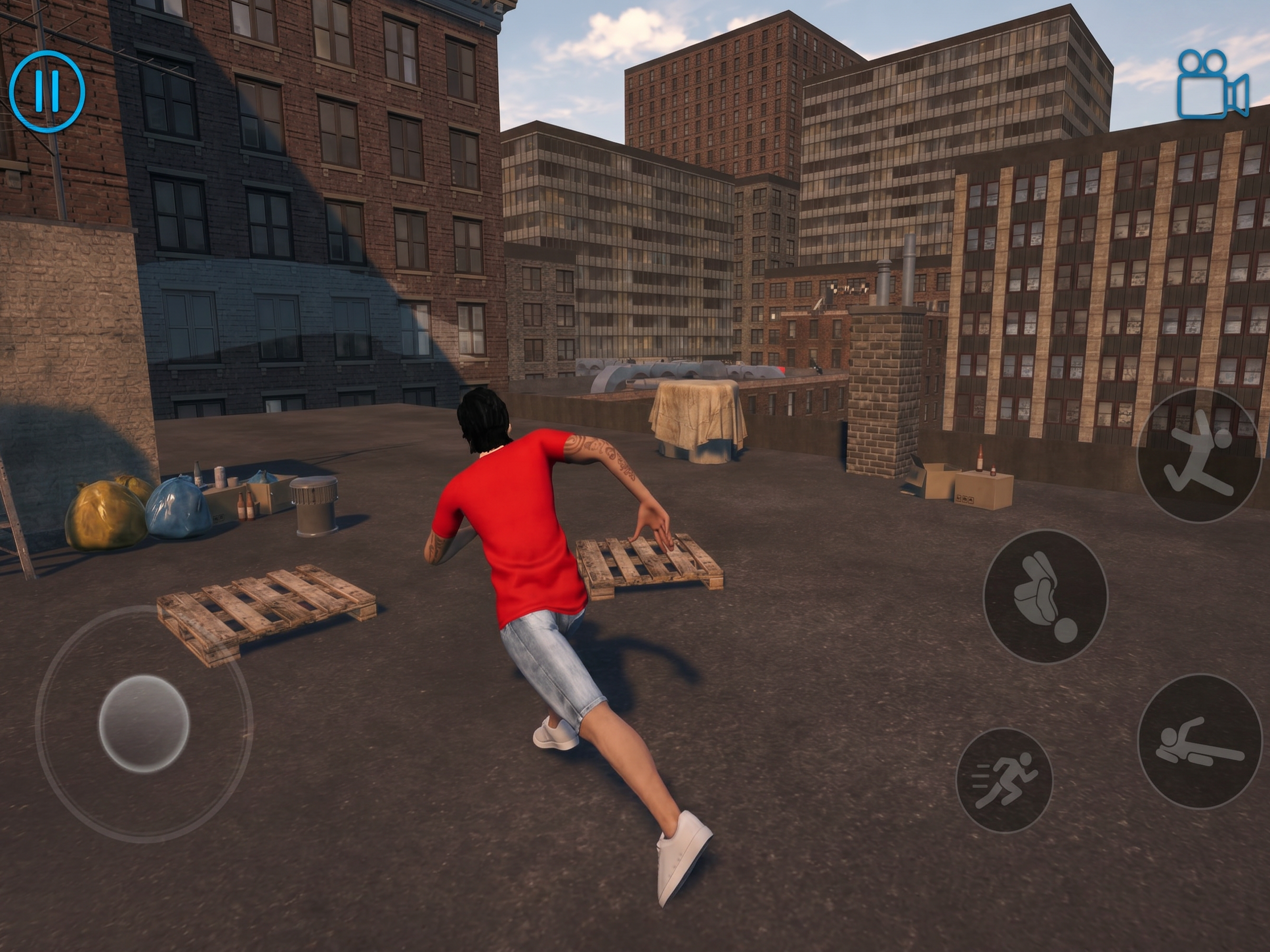 Rooftops Parkour Freerun screenshot 11