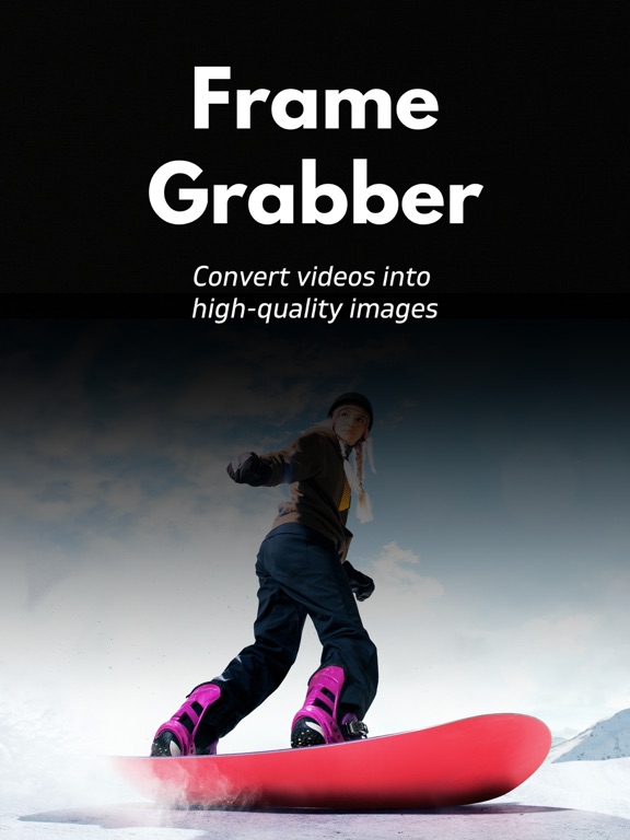 Frame Grabber: Video to Pic iPad screenshot 1 - Utilities app