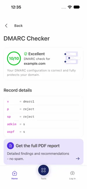 DMARCFlow screenshot 2