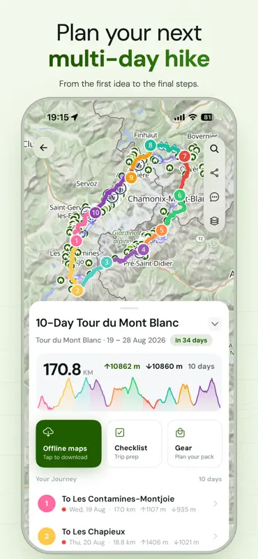 Traileasy: Multi-Day Hiking screenshot 1 of 6