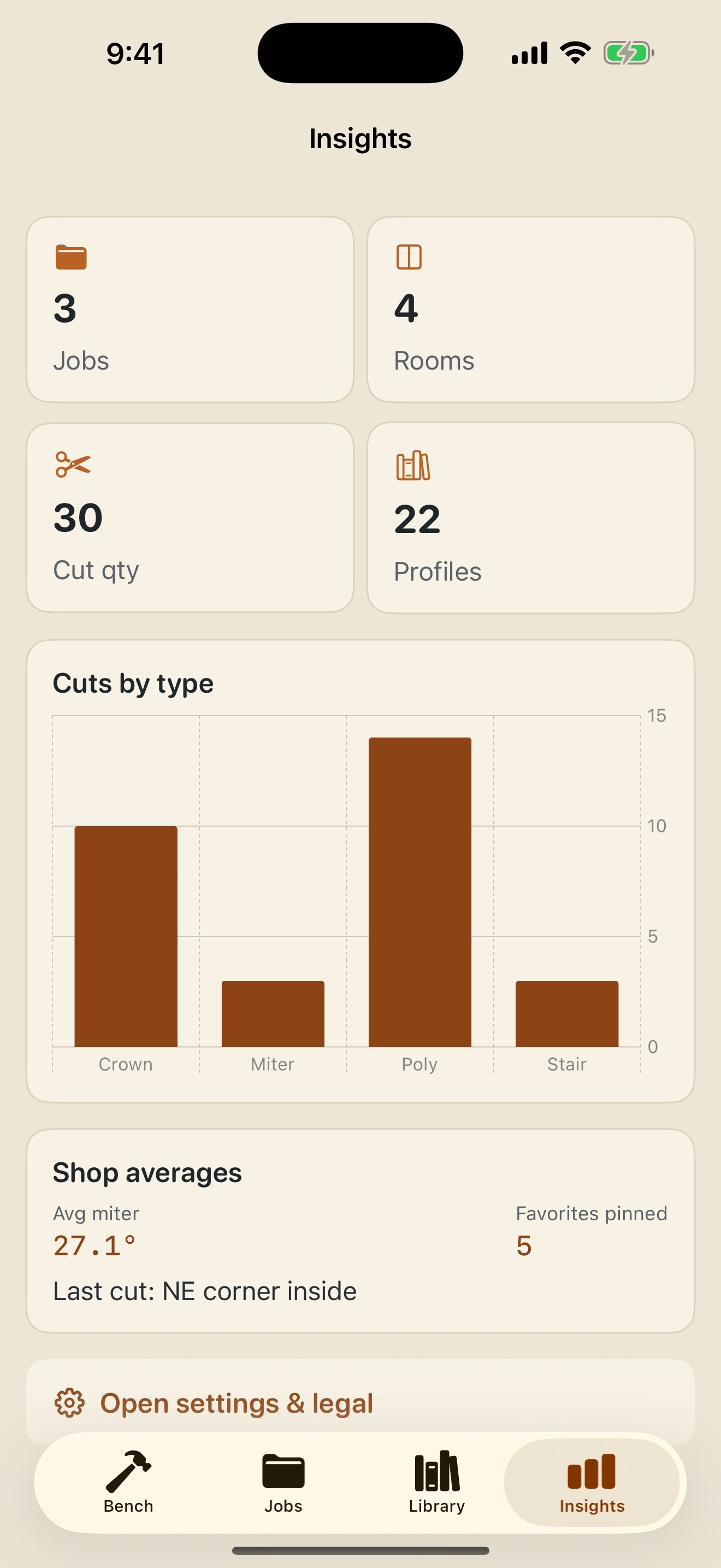 TrueMiter Trim Bench screenshot 6