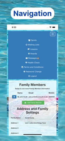 SwimSoft iPhone screenshot