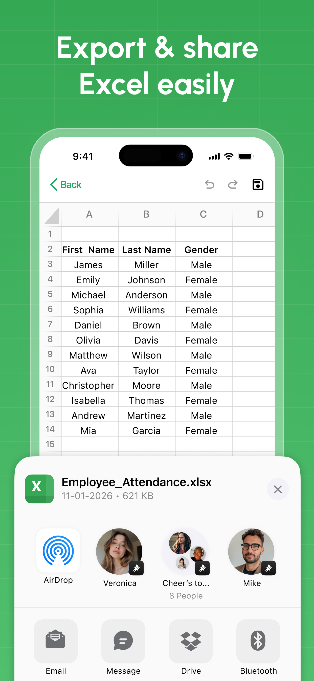Spreadsheet - XLSX Sheets screenshot 4