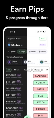 Arcex - Perps in Your Pocket Screenshot 2 of 4