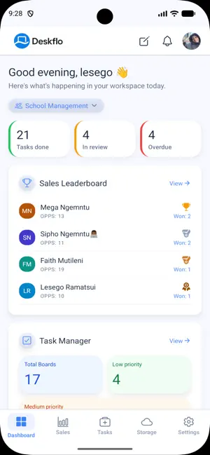Deskflo screenshot 1