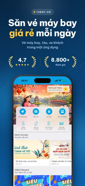 Săn Vé Máy Bay Giá Rẻ 12Bay.vn screenshot 1