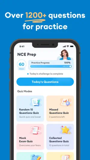 NCE Exam Prep 2026 screenshot 1