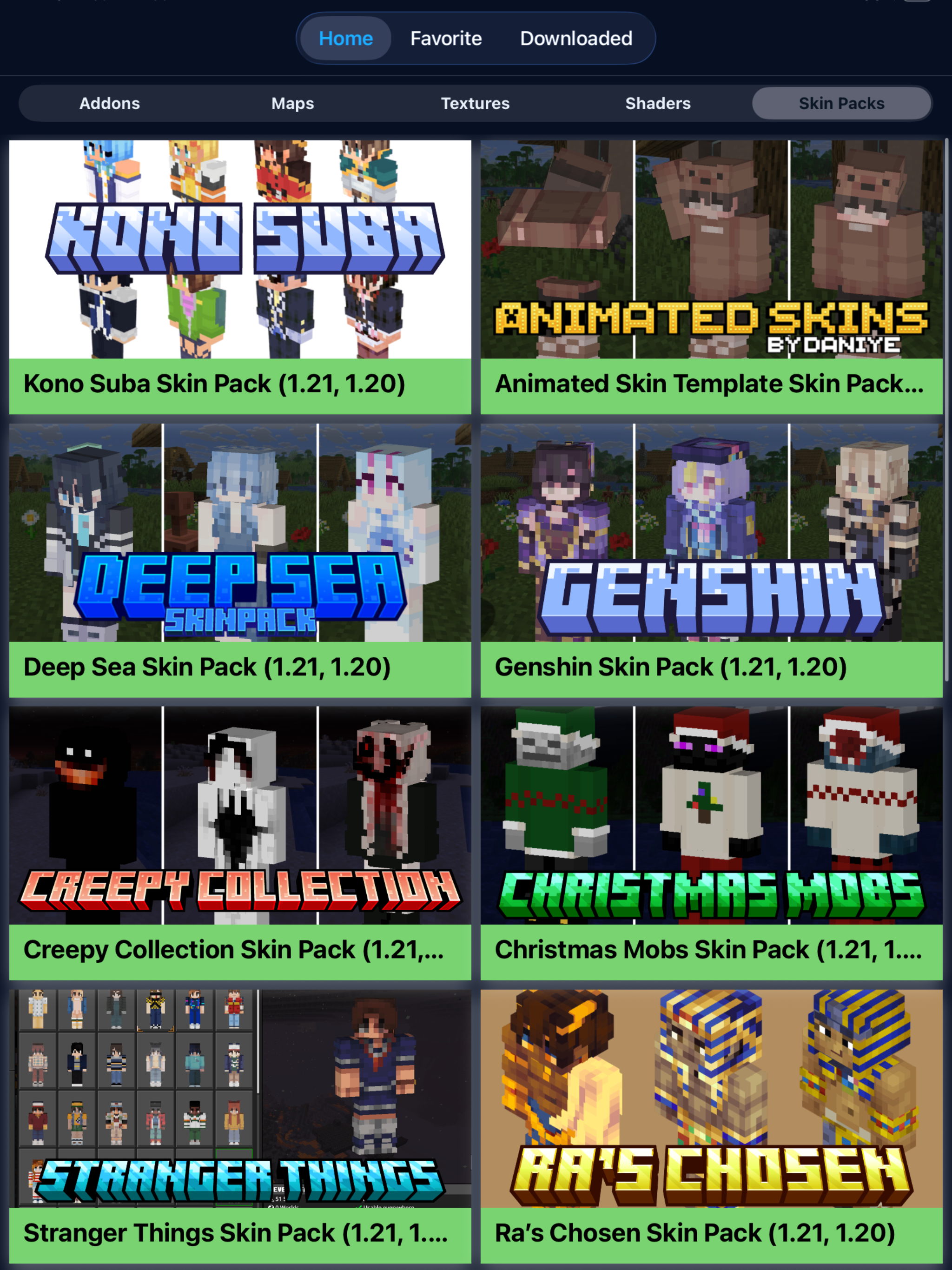 Addons Mods for Minecraft MCPE