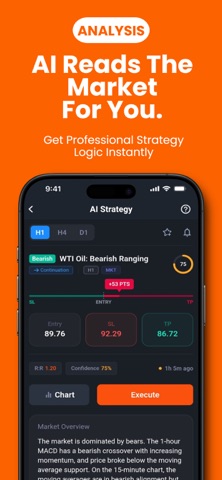AI Trade Signals -Pocket Forex iPhone screenshot