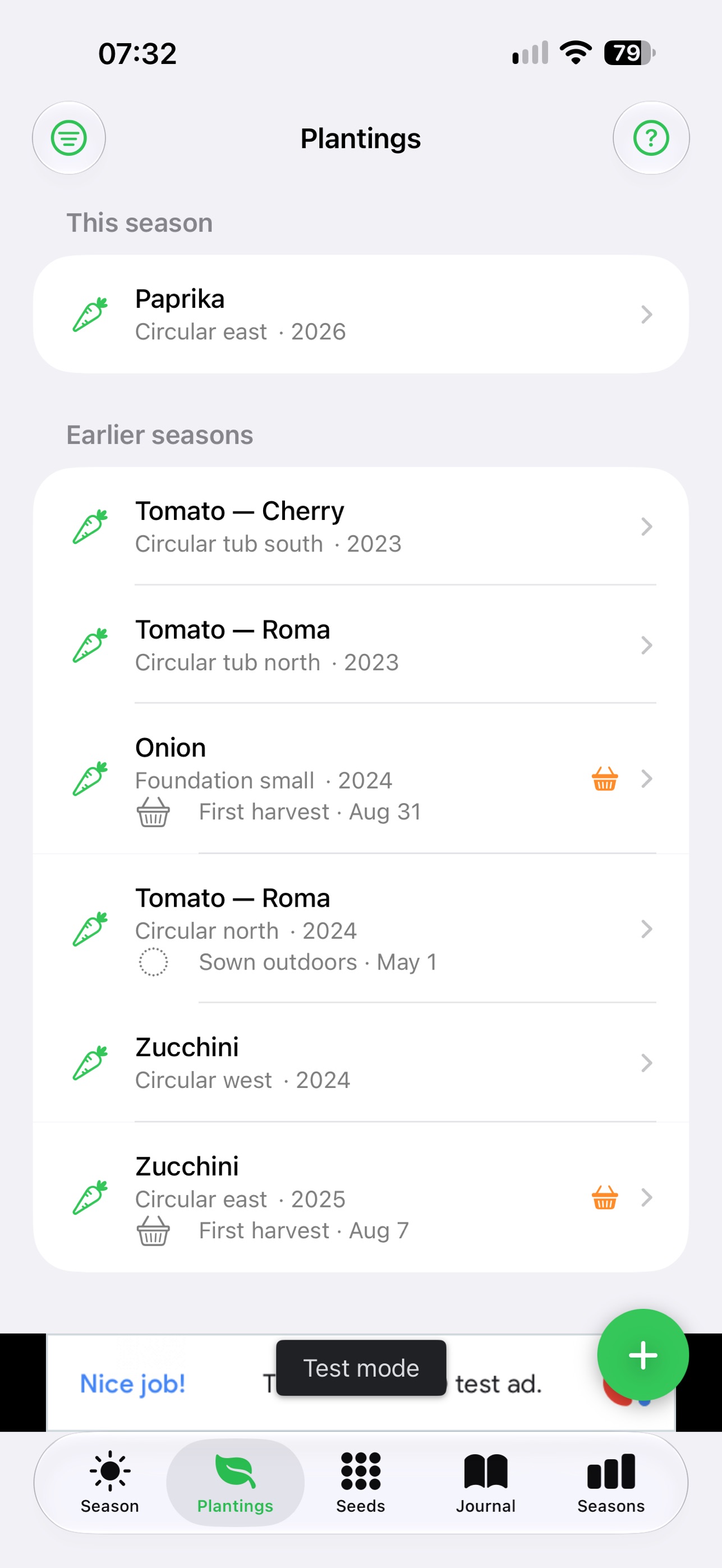 Screenshot 4 of Seed & Season Log