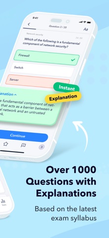 SCOR 350-701 Exam Prep 2026 iPhone screenshot
