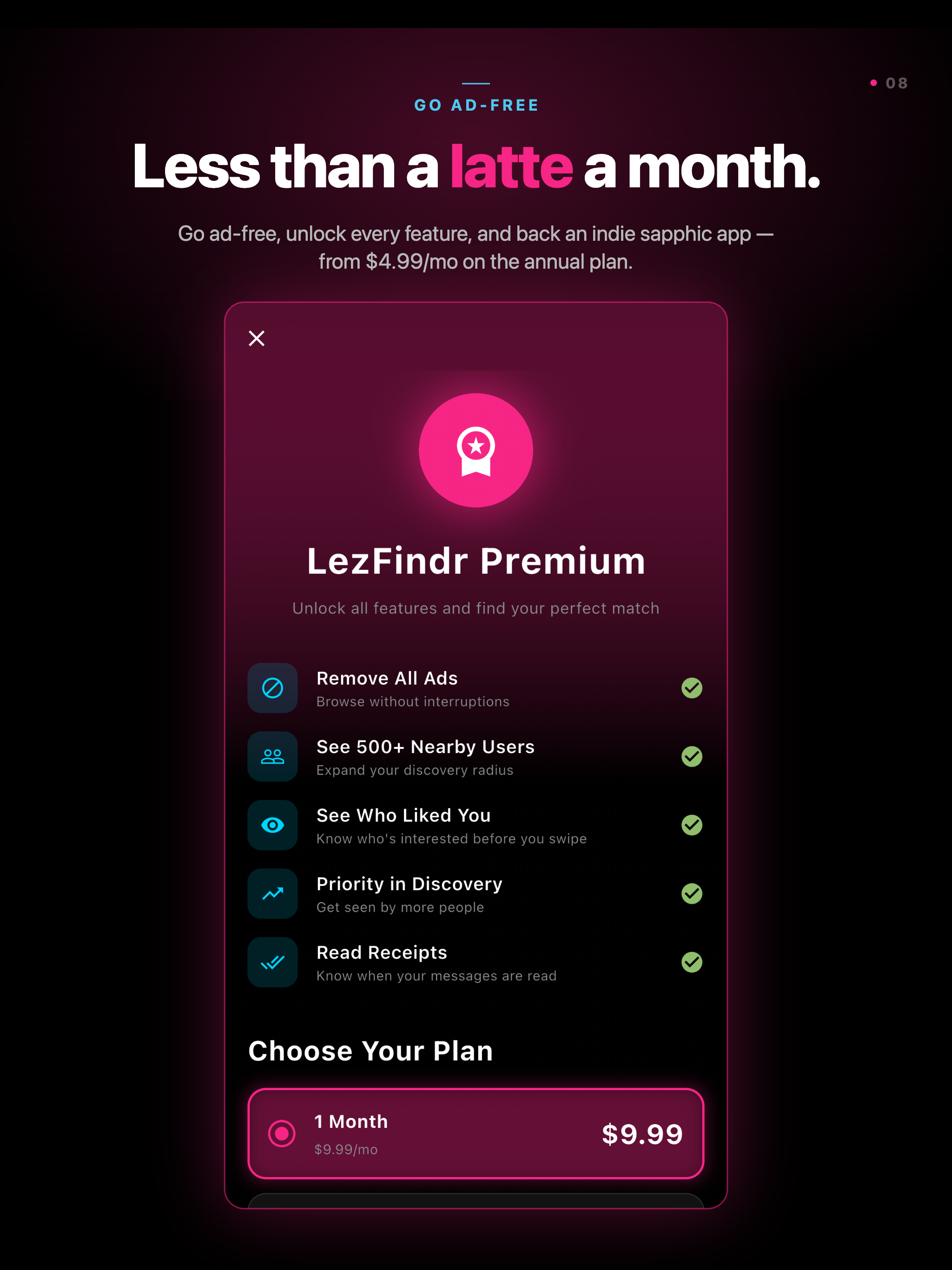 LezFindr: Lesbian Dating App screenshot 17