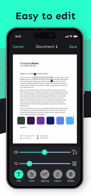 PDF scanner app Documents scan screenshot 4
