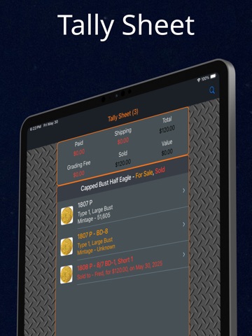 Capped Bust Half Eagle iPad screenshot