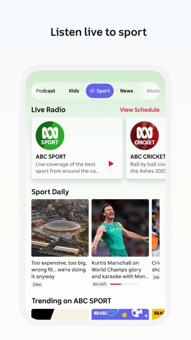 ABC listen: Radio & Podcasts iPhone screenshot 7