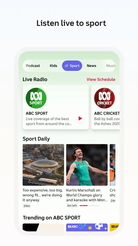 ABC listen: Radio & Podcasts screenshot 7 of 10