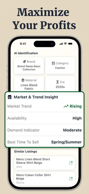 Thrift AI Profit Identifier screenshot 3