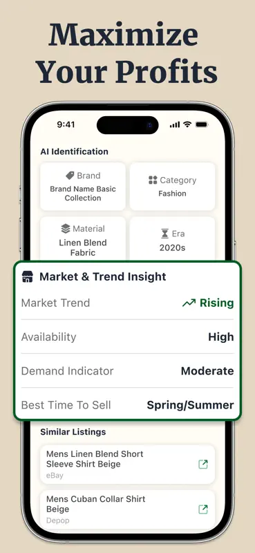 Thrift AI Profit Identifier screenshot 3 of 5