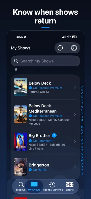 Bingester: TV Show Tracker screenshot 6 of 6