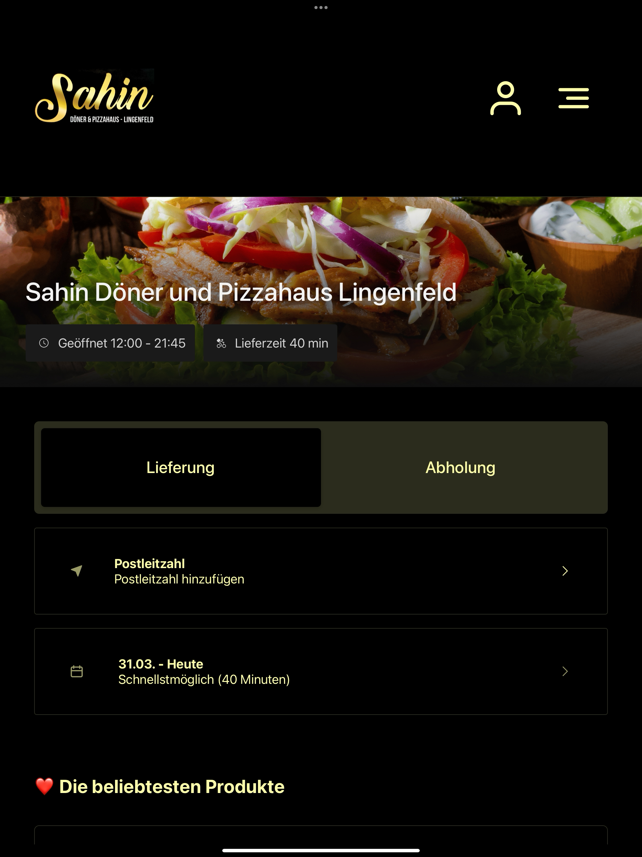 Sahin Döner und Pizzahaus DE